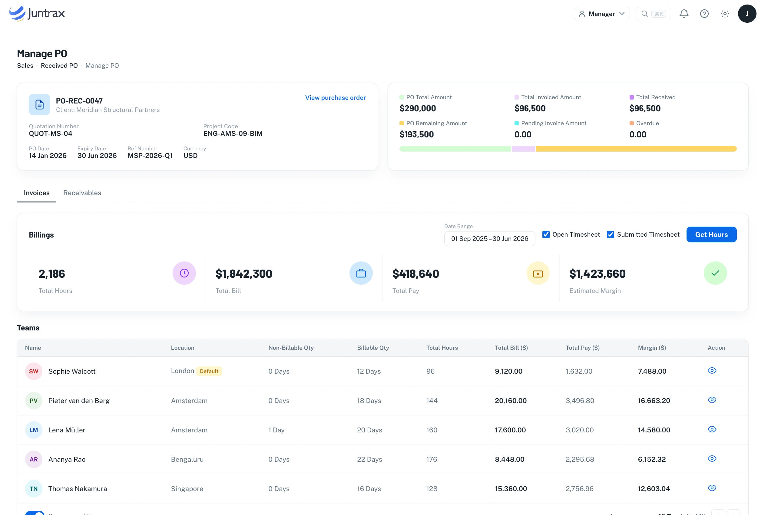 Juntrax Cashflow Modules